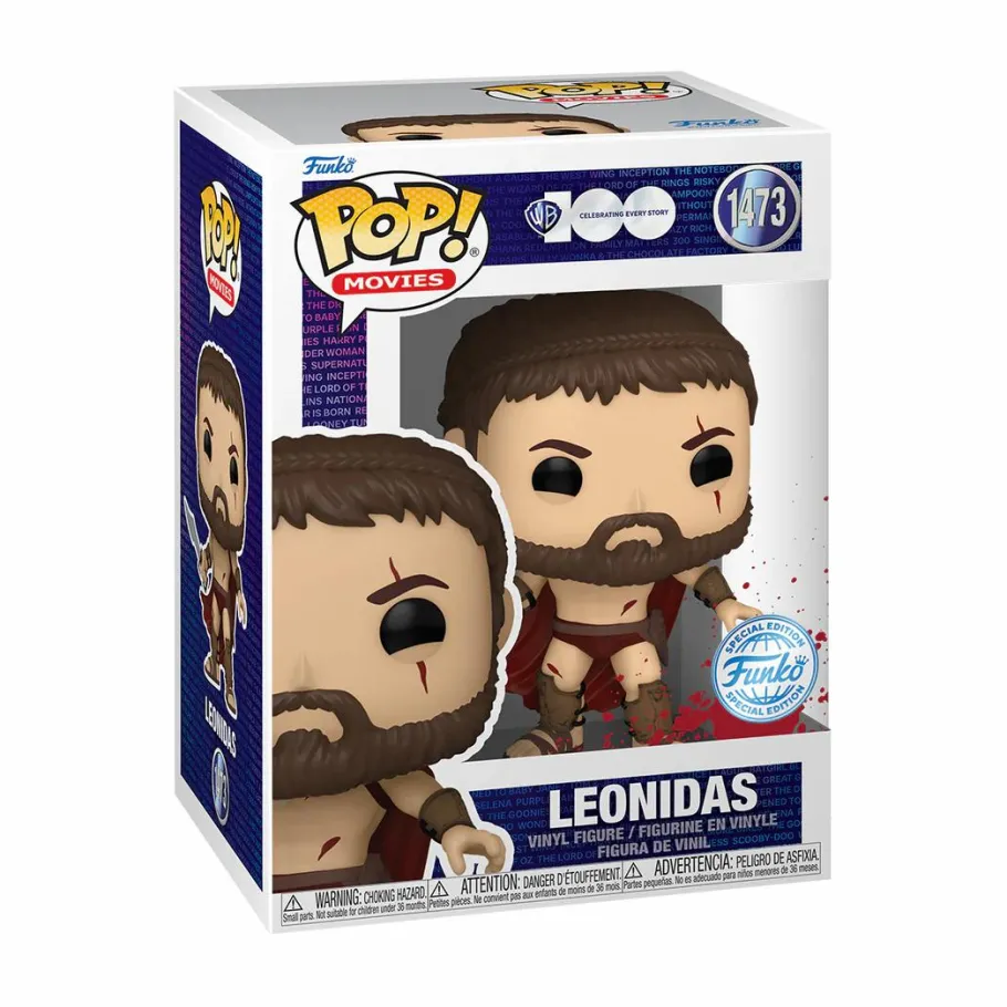 Standard Pop!>300 - Leonidas (Battle Worn) Warner Bros. 100th Pop! Vinyl Figure