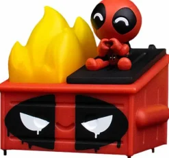 Designer Vinyl>100% Soft - Deadpool Dumpster Fire 3" Vinyl Figure