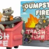 Designer Vinyl>100% Soft - Dumpster Fire Trash Panda Edition 3" Vinyl Figure