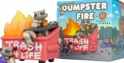 Designer Vinyl>100% Soft - Dumpster Fire Trash Panda Edition 3" Vinyl Figure