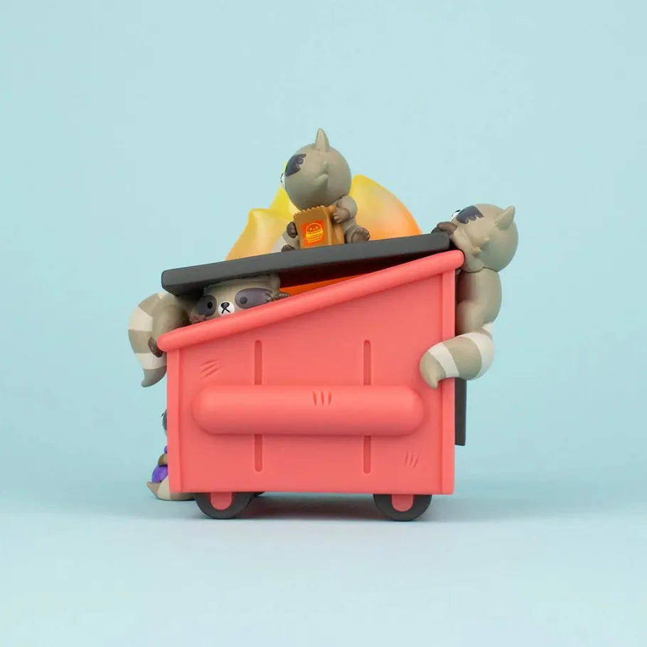 Designer Vinyl>100% Soft - Dumpster Fire Trash Panda Edition 3" Vinyl Figure