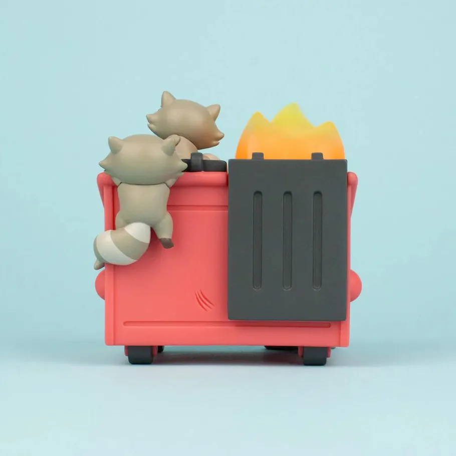Designer Vinyl>100% Soft - Dumpster Fire Trash Panda Edition 3" Vinyl Figure
