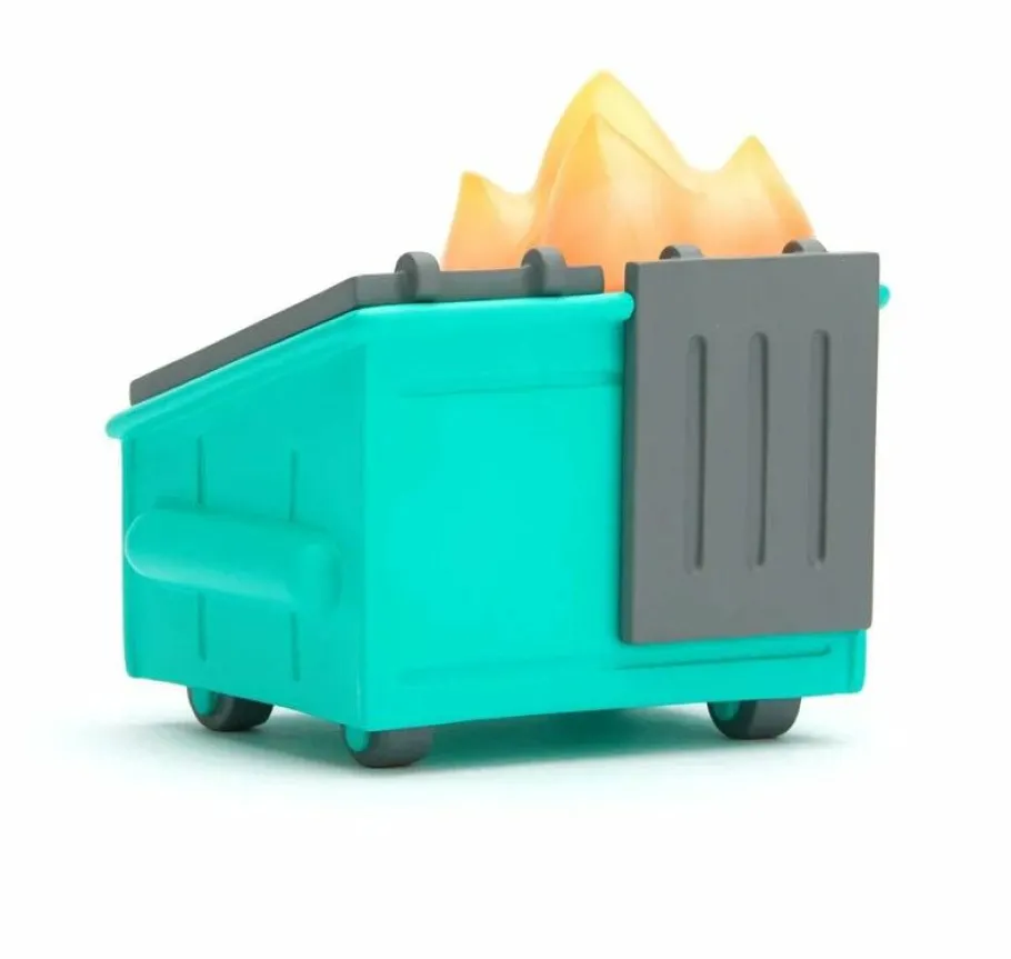 Designer Vinyl>100% Soft - Lil’ Dumpster Fire 3” Vinyl Figure