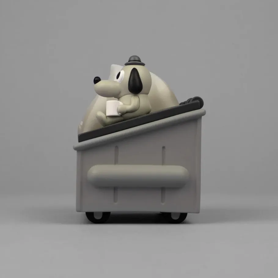 Designer Vinyl>100% Soft - Lil' Dumpster Fire / This Is Fine Newsprint Edition 3" Vinyl Figure