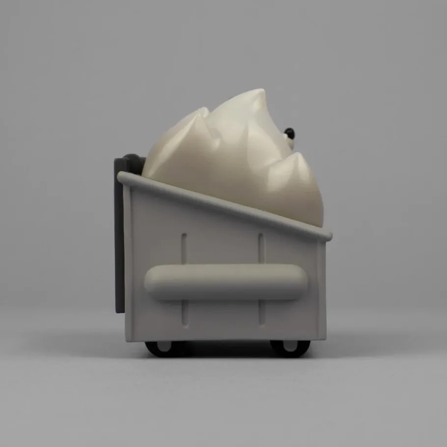 Designer Vinyl>100% Soft - Lil' Dumpster Fire / This Is Fine Newsprint Edition 3" Vinyl Figure