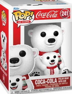 Standard Pop!>Coca Cola Ad Icons - Coca-Cola Polar Bear with Cub Pop! Vinyl Figure