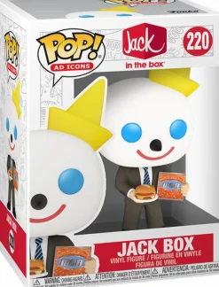 Standard Pop!>Jack in the Box Ad Icons: - Jack Box with Burger Pop! Vinyl Figure