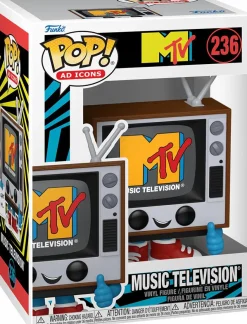 Standard Pop!>MTV Ad Icons: - Music Television with Logo Pop! Vinyl Figure