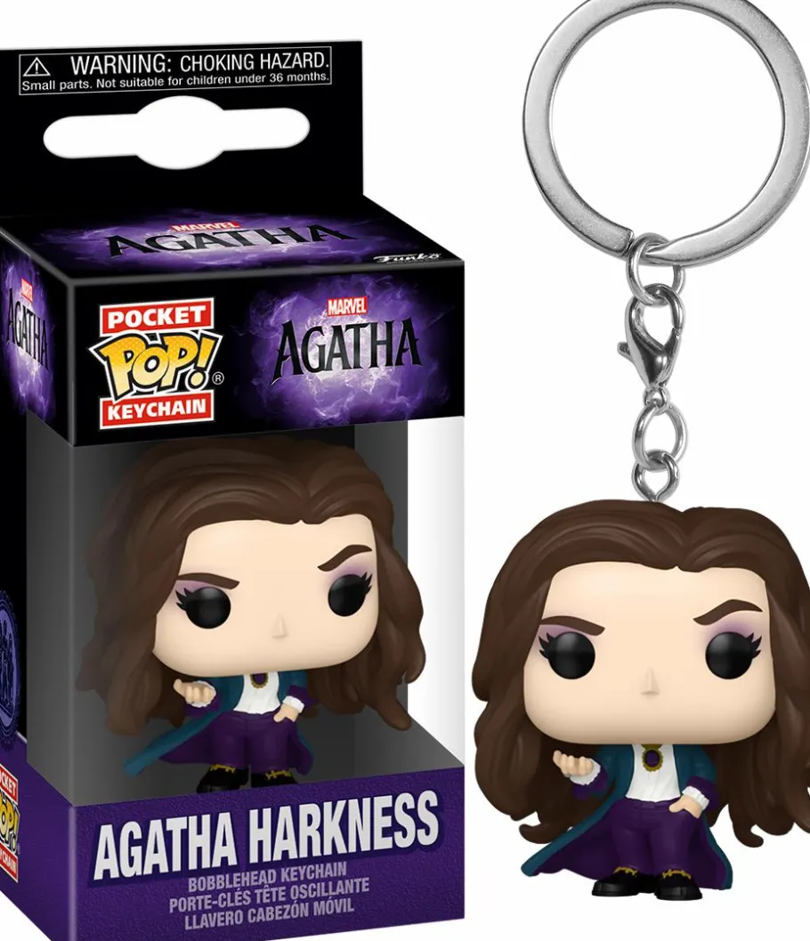 Pop! Keychains>Agatha All Along - Agatha Harkness Pocket Pop! Keychain