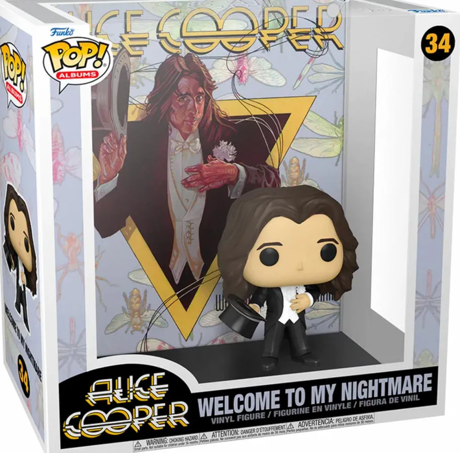 Pop! Deluxe>Alice Cooper - Welcome To My Nightmare Pop! Albums Vinyl Figure
