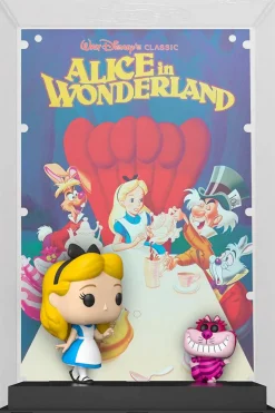 Pop! Covers>Alice in Wonderland (1951) - Alice with Cheshire Cat Disney 100th Pop! Movie Posters Vinyl Figure