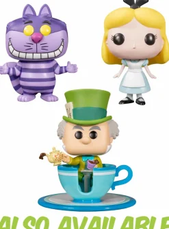 Pop! Rides & Town>Disney Alice in Wonderland - Mad Hatter with Teacup Tea Party Attraction land 65th Anniversary Pop! Rides Vinyl Figure