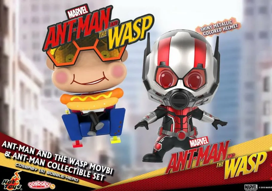 Cosbaby>Ant-Man and the Wasp - & Movbi Cosbaby Hot Toys Bobble-Head Figure 2-Pack