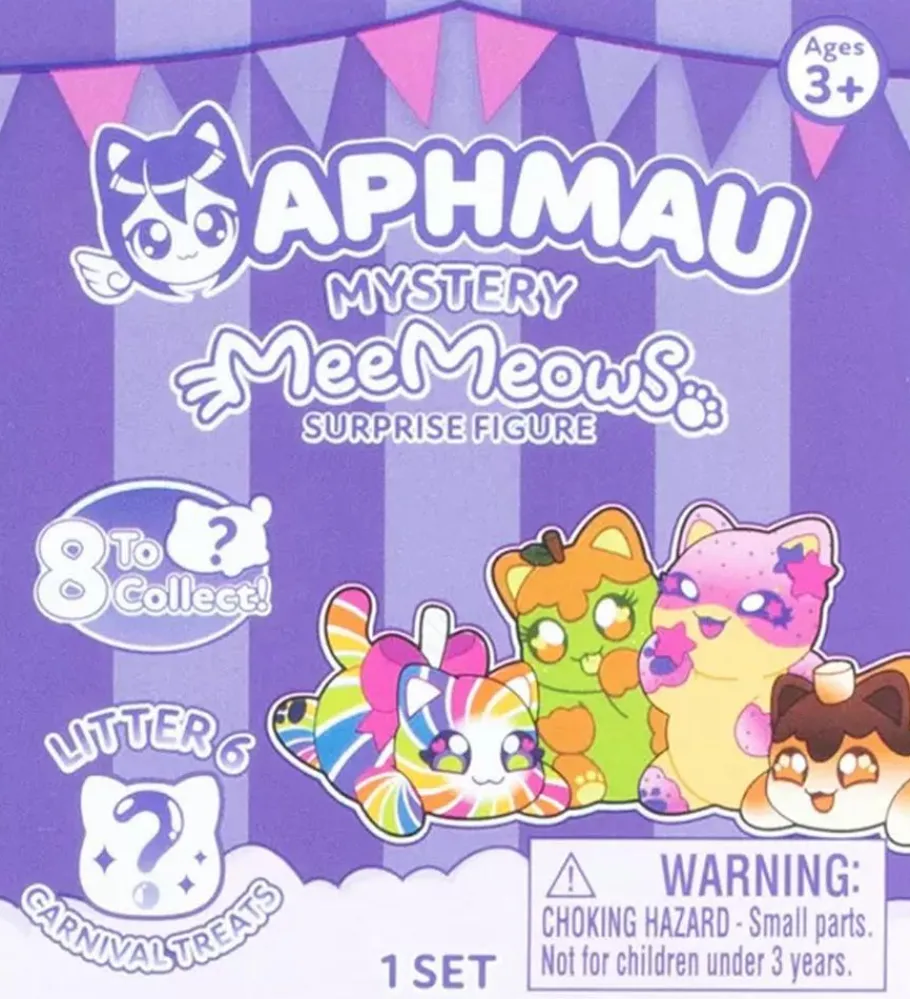 Designer Vinyl>Aphmau - Mystery MeeMeows Surprise Figure Litter 6 Carnival Treats Blind Box Vinyl Figure (Display of 12)