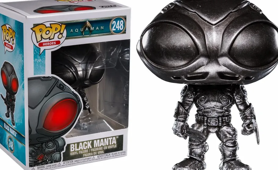 Standard Pop!>Aquaman (2018) - Black Manta Flat Black Pop! Vinyl Figure