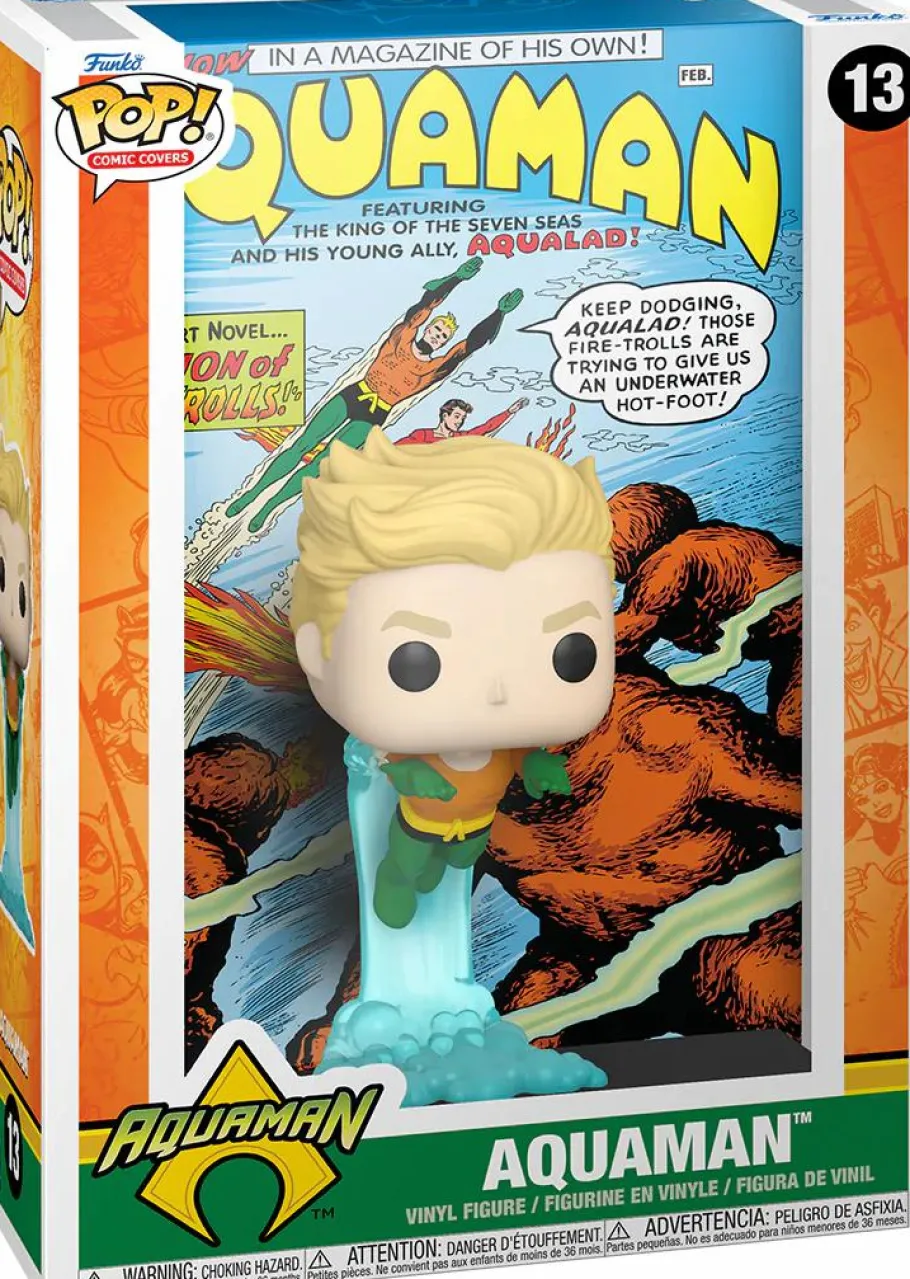 Pop! Covers>Aquaman - #1 Pop! Comic Covers Vinyl Figure