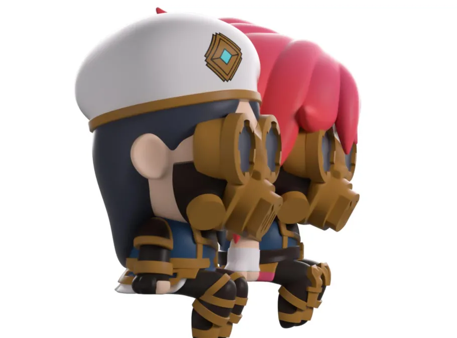 Designer Vinyl>League of Legends Arcane: - Taskforce Caitlyn and Vi Monitor Buddiez 2.5" Vinyl Figure 2-Pack