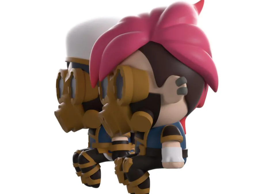 Designer Vinyl>League of Legends Arcane: - Taskforce Caitlyn and Vi Monitor Buddiez 2.5" Vinyl Figure 2-Pack