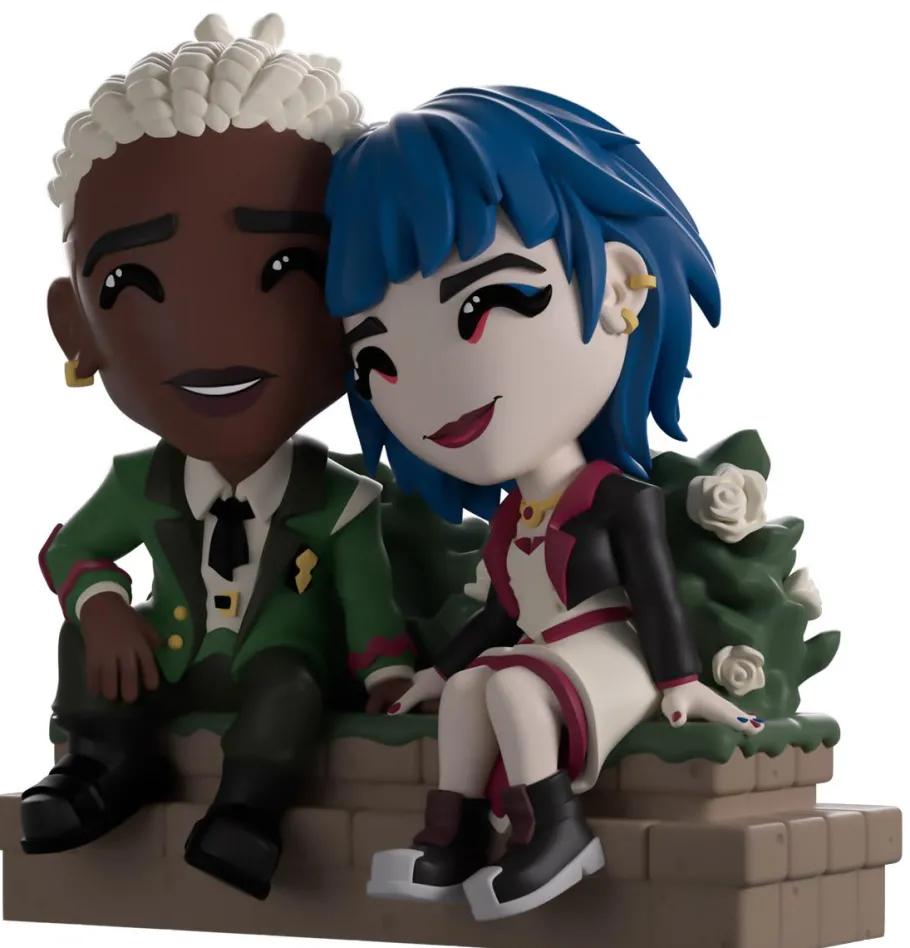 Designer Vinyl>League of Legends Arcane: - Ekko and Powder 4.5" Vinyl Figure Diorama