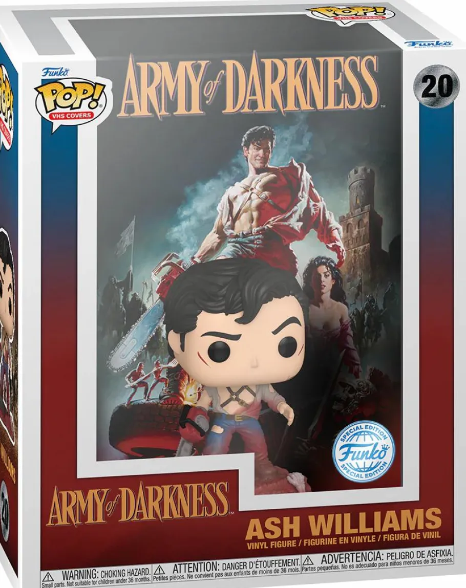 Pop! Covers>Army of Darkness - Ash Williams Pop! VHS Covers Vinyl Figure