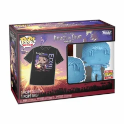 Pop! & Tee Sets>Attack on Titan - Eren Jaeger with Marks (Transparent) Pop! Vinyl Figure & T-Shirt Box Set
