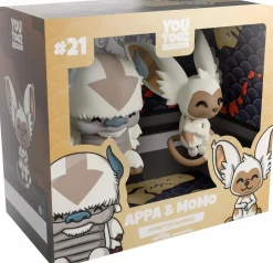 Designer Vinyl>Avatar The Last Airbender - Appa & Momo Monitor Buddiez 2" Vinyl Figure 2-Pack