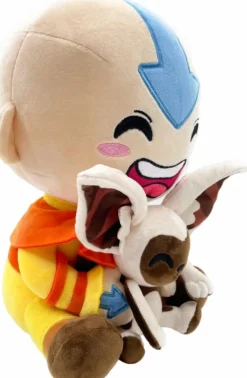Designer Plush>Avatar The Last Airbender Avatar: The Last Airbender - Aang & Momo Sitting 12" Plush