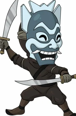 Designer Vinyl>Avatar The Last Airbender Avatar: The Last Airbender - Blue Spirit 4.5" Vinyl Figure