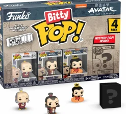 Blind Box>Avatar The Last Airbender Avatar: The Last Airbender - Iroh, Admiral Zhao, Fire Lord Ozai & Mystery Bitty Series 03 Pop! Vinyl Figure 4-Pack