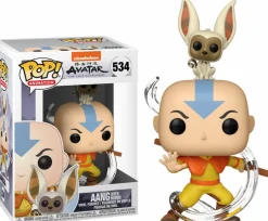 Standard Pop!>Avatar : The Last Airbender - Aang with Momo Pop! Vinyl Figure