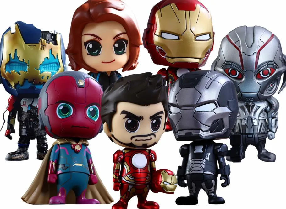 Cosbaby>The Avengers Avengers 2: Age of Ultron - Cosbaby 3.75” Hot Toys 7 Figure Collectable Set (Series 2)