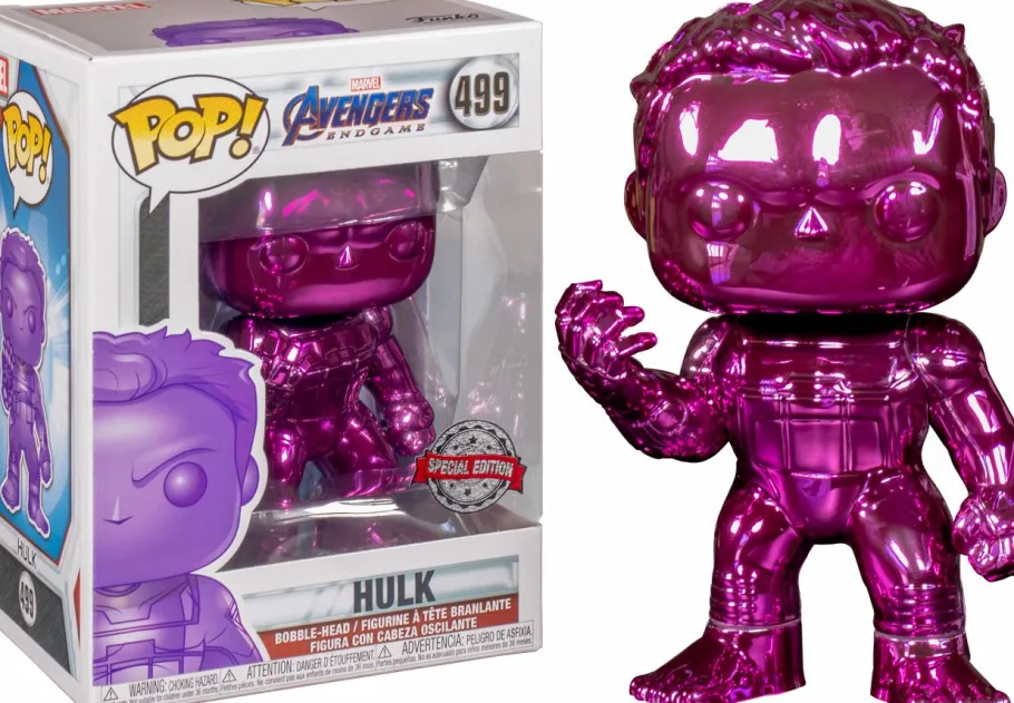 Standard Pop!>The Avengers Avengers 4: Endgame - Hulk with Nano Gauntlet Purple Chrome Pop! Vinyl Figure