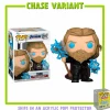 Pop! Chases, Vault, Limited Editions, Ppp Items>The Avengers Avengers 4: Endgame - Thor with Thunder Glow in the Dark Pop! Vinyl Figure in Acrylic Pop! Protector (Chase Variant)