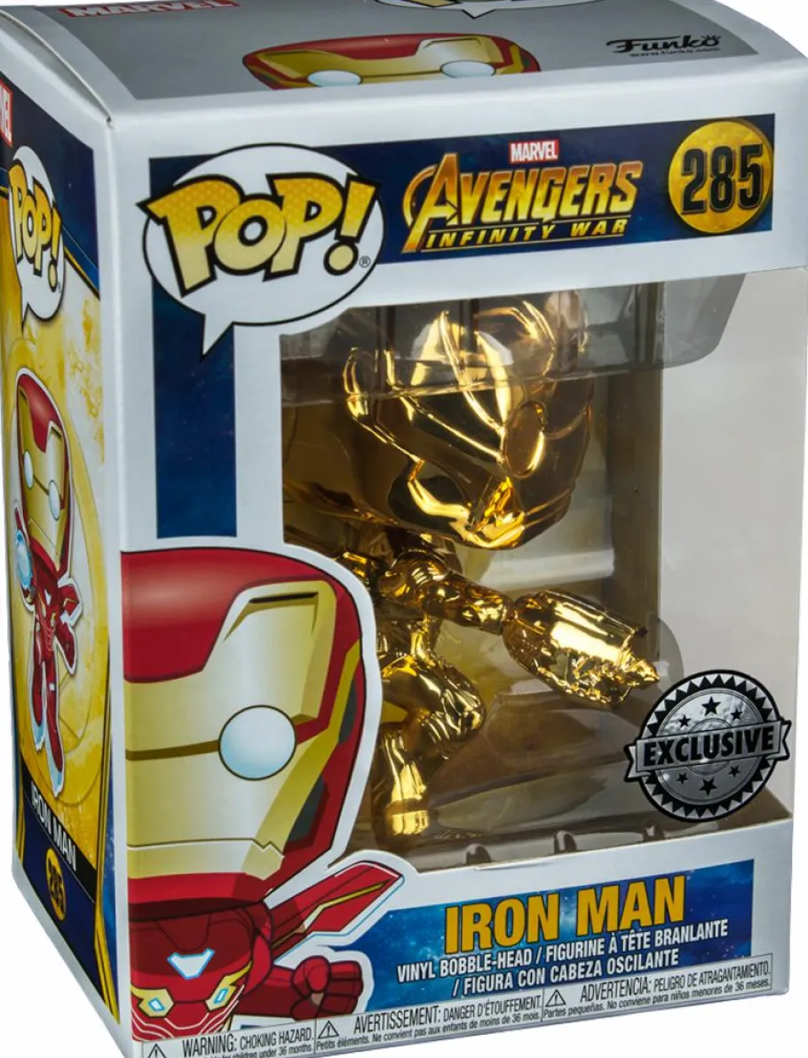Standard Pop!>The Avengers Avengers 3: Infinity War - Iron Man Gold Chrome Pop! Vinyl Figure (2018 Event Exclusive)
