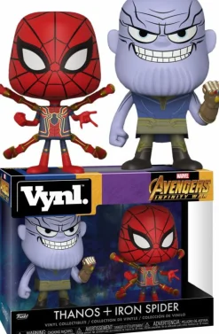 Designer Vinyl>The Avengers Avengers 3: Infinity War - Thanos & Iron Spider Vynl. Vinyl Figure 2-Pack