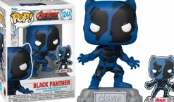 Pop! Deluxe>The Avengers Avengers: Beyond Earth’s Mightiest - Black Panther 60th Anniversary Pop! Vinyl Figure with Enamel Pin