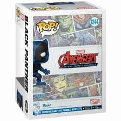 Pop! Deluxe>The Avengers Avengers: Beyond Earth’s Mightiest - Black Panther 60th Anniversary Pop! Vinyl Figure with Enamel Pin
