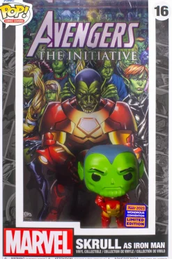 Pop! Covers>The Avengers Avengers: The Initiative - Skrull As Iron Man Issue #15 Pop! Comic Covers Vinyl Figure (2023 Wondrous Convention Exclusive)