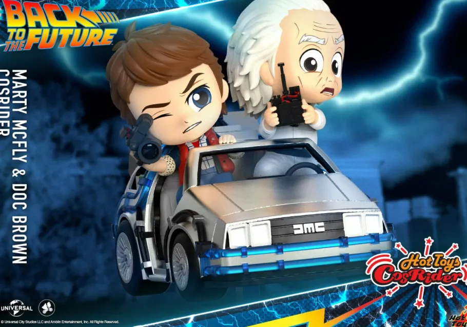 Cosbaby>Back to the Future - Marty McFly & Doc Brown CosRider Hot Toys Figure