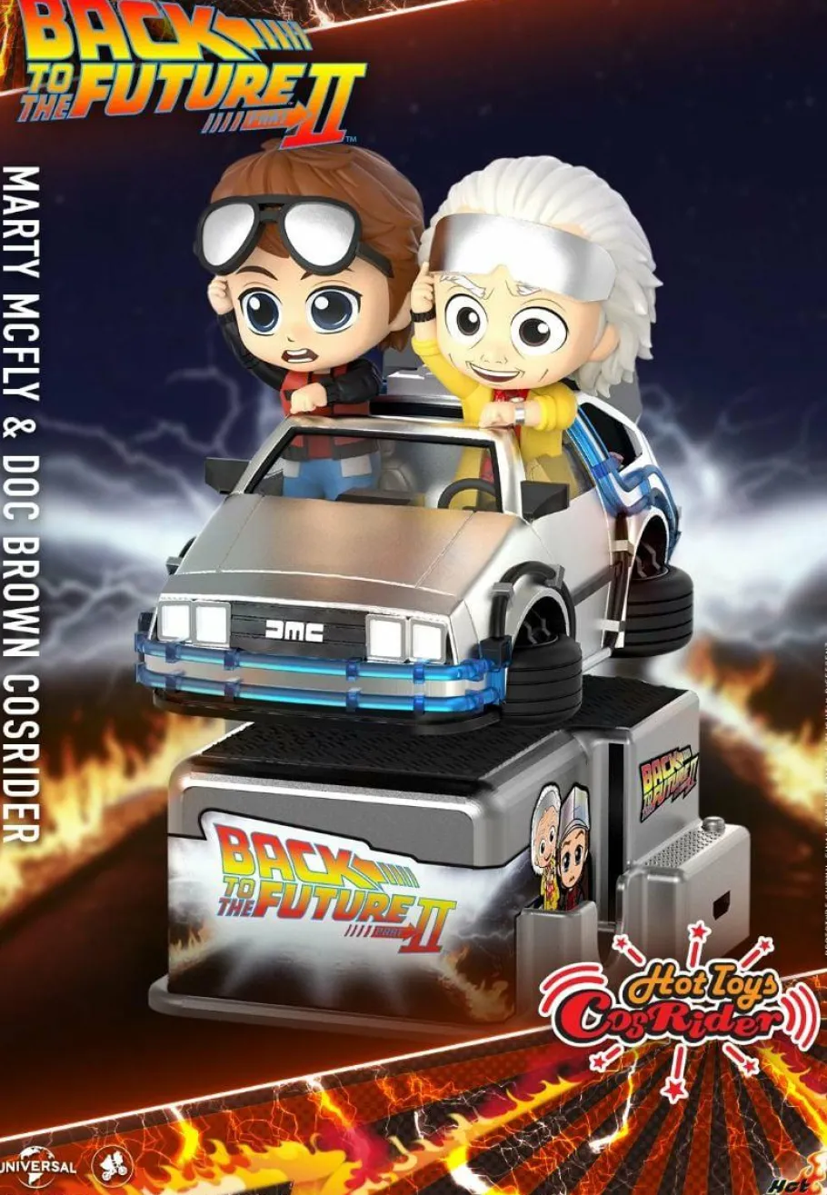 Cosbaby>Back to the Future Part II - Marty McFly & Doc Brown CosRider Hot Toys Figure