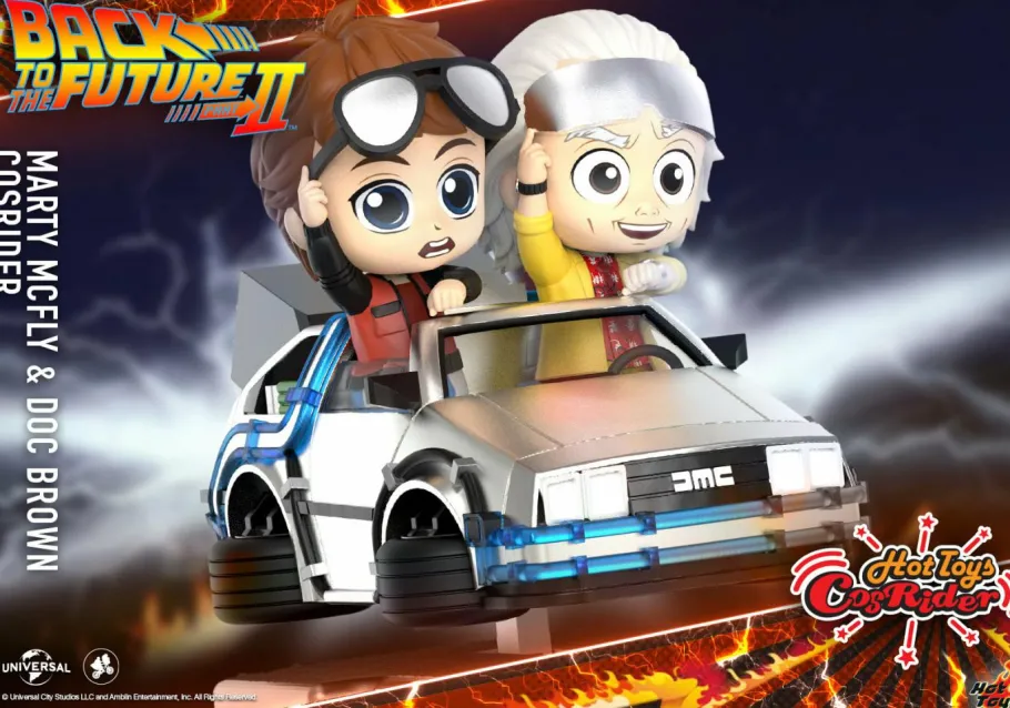 Cosbaby>Back to the Future Part II - Marty McFly & Doc Brown CosRider Hot Toys Figure