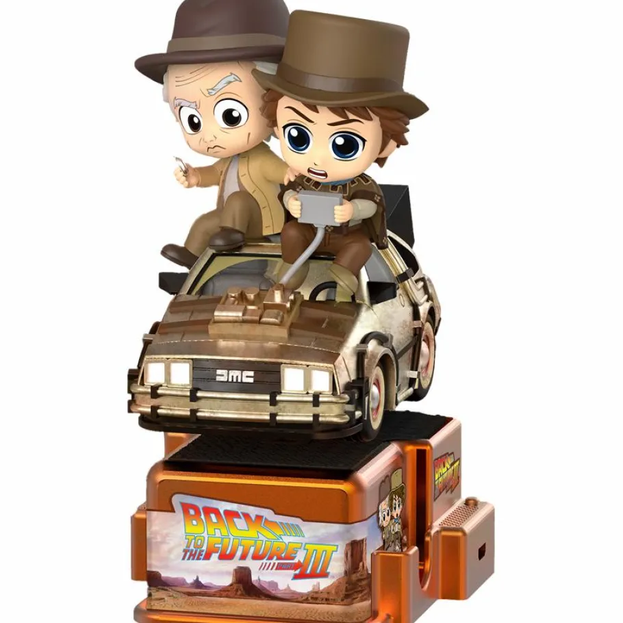 Cosbaby>Back to the Future Part III - Marty McFly & Doc Brown CosRider Hot Toys Figure