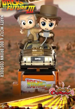 Cosbaby>Back to the Future Part III - Marty McFly & Doc Brown CosRider Hot Toys Figure
