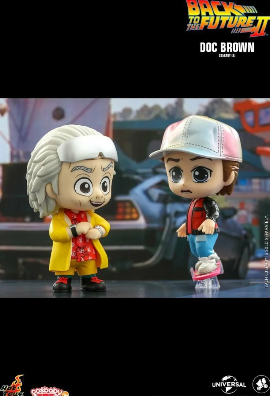 Cosbaby>Back to the Future Part II - Doc Brown Cosbaby (S) Hot Toys Figure