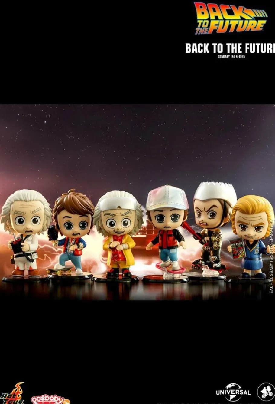 Cosbaby>Back to the Future Part II - Doc Brown Cosbaby (S) Hot Toys Figure