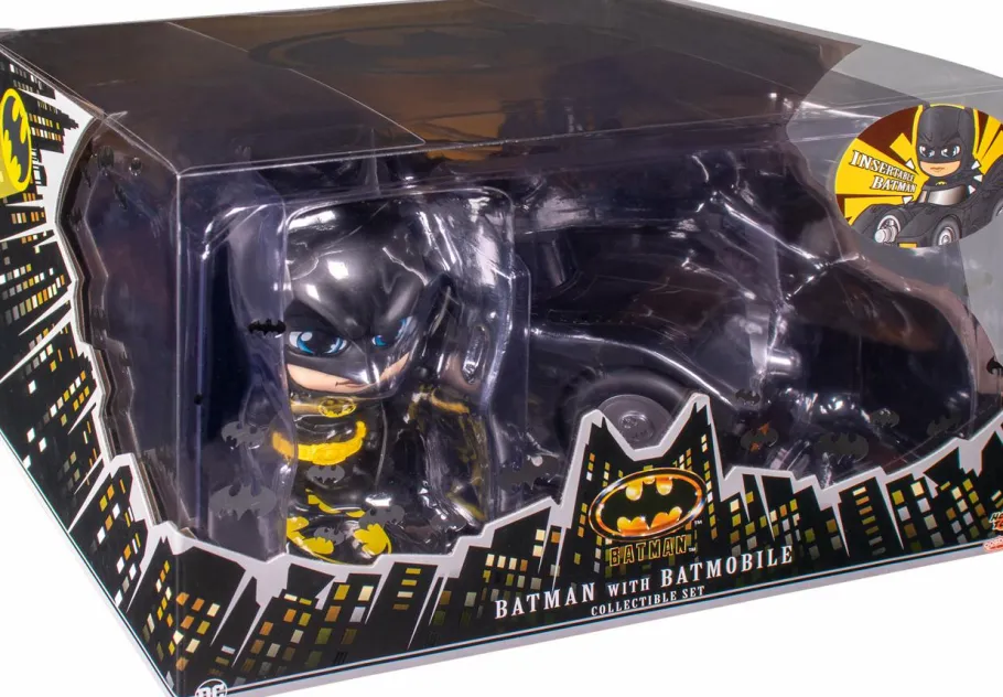 Cosbaby>Batman (1989) - with Batmobile Cosbaby (S) Hot Toys Figure Collectible Set