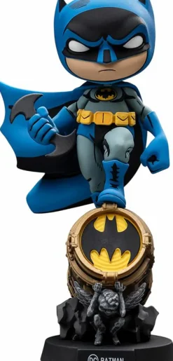 Designer Vinyl>Batman - on Bat-Signal (Blue Variant) MiniCo 7" Vinyl Figure