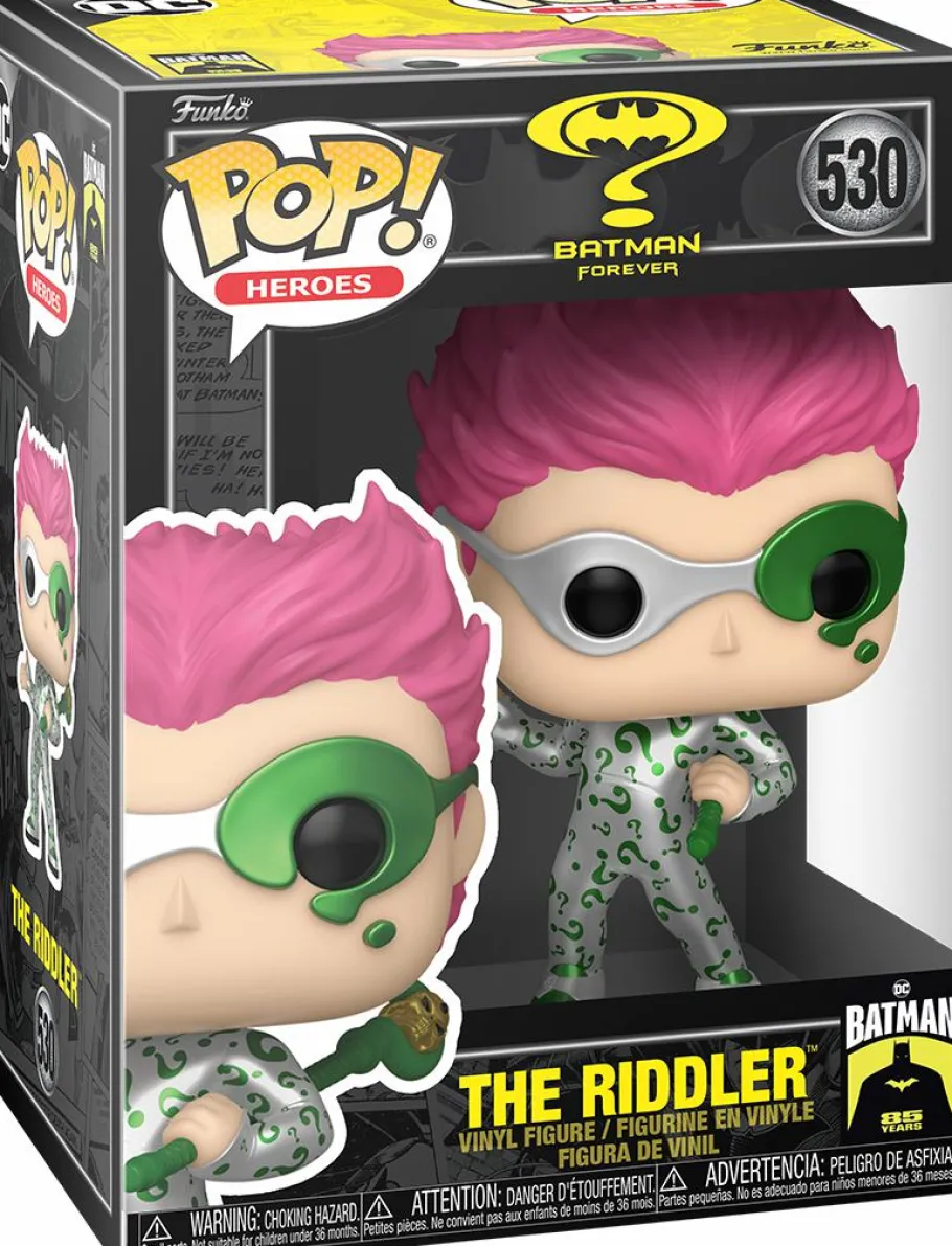 Standard Pop!>Batman Forever - The Riddler 85th Anniversary Metallic Pop! Vinyl Figure