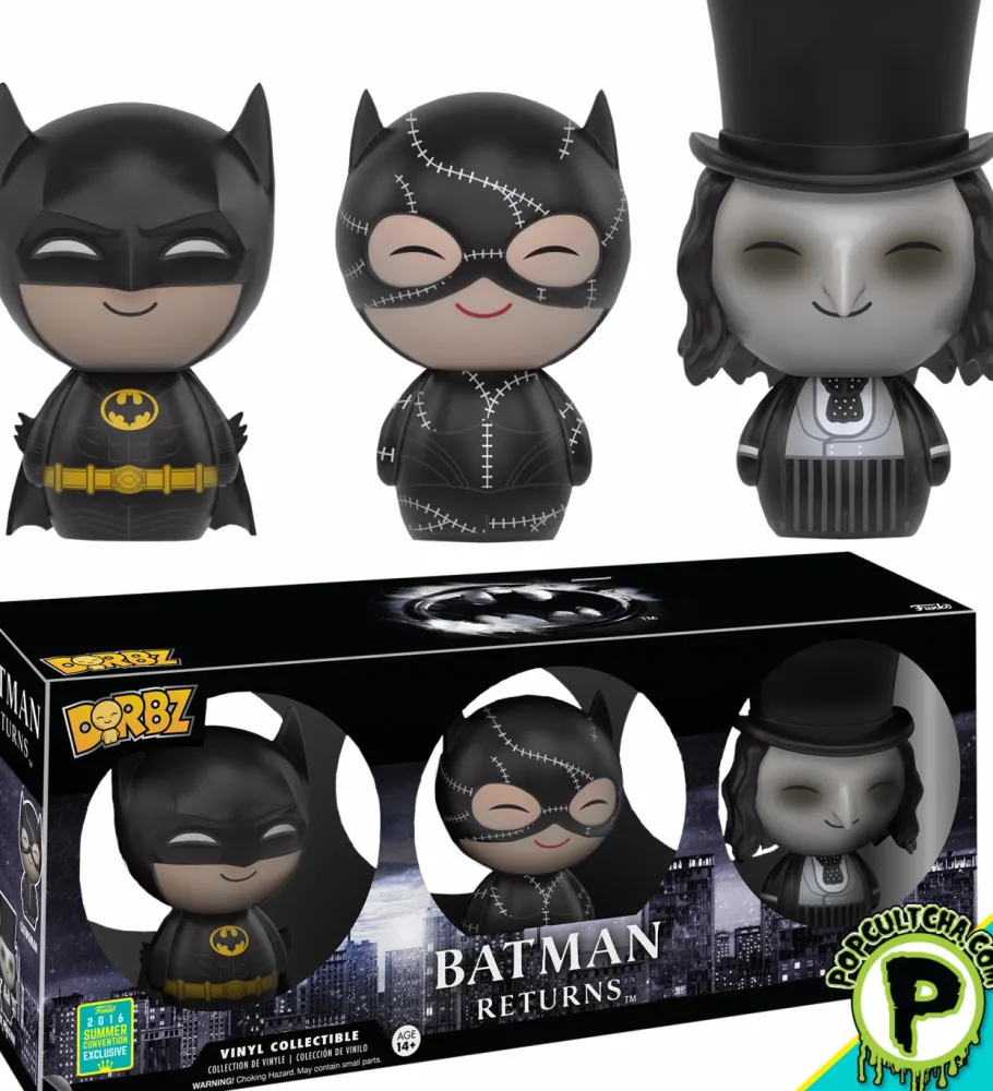 Designer Vinyl>Batman Returns - , Catwoman & Penguin Dorbz Vinyl Figure 3-Pack (2016 Summer Convention Exclusive)
