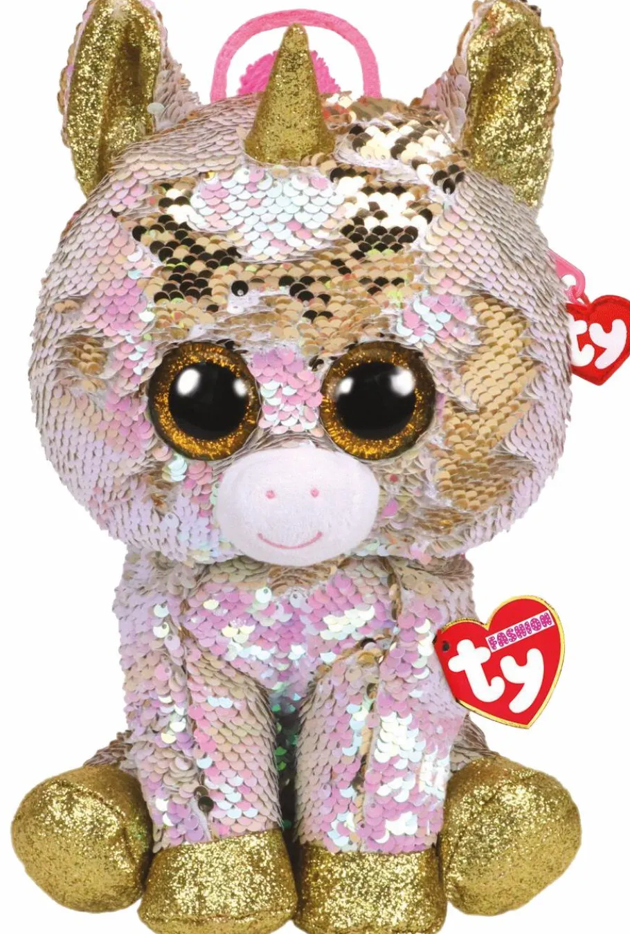 Designer Plush>Beanie Boos - Fantasia the Unicorn Flippable 6” Plush